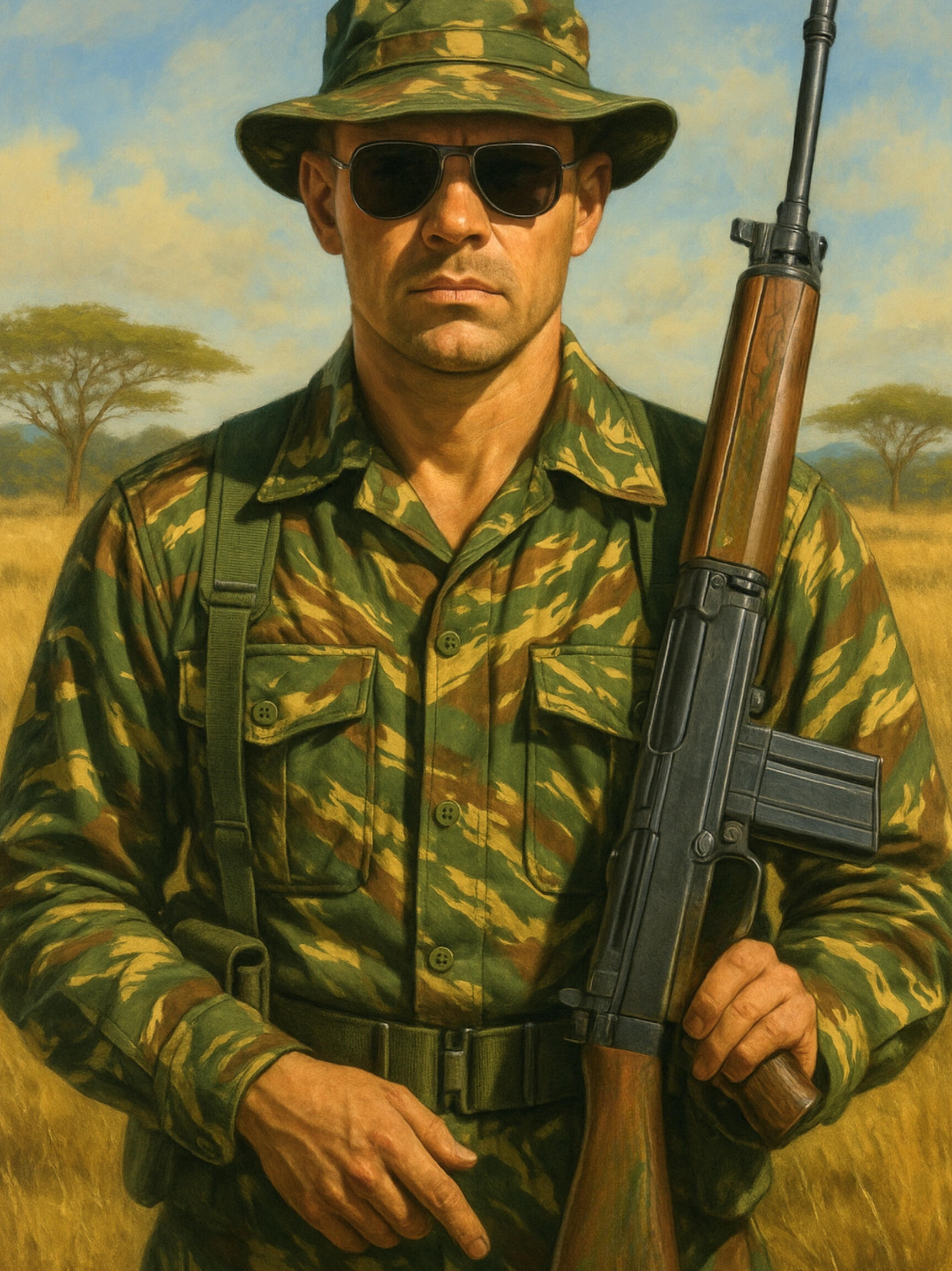 Brushstroke Camouflage